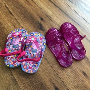 Toddler girl sandals - Size 8